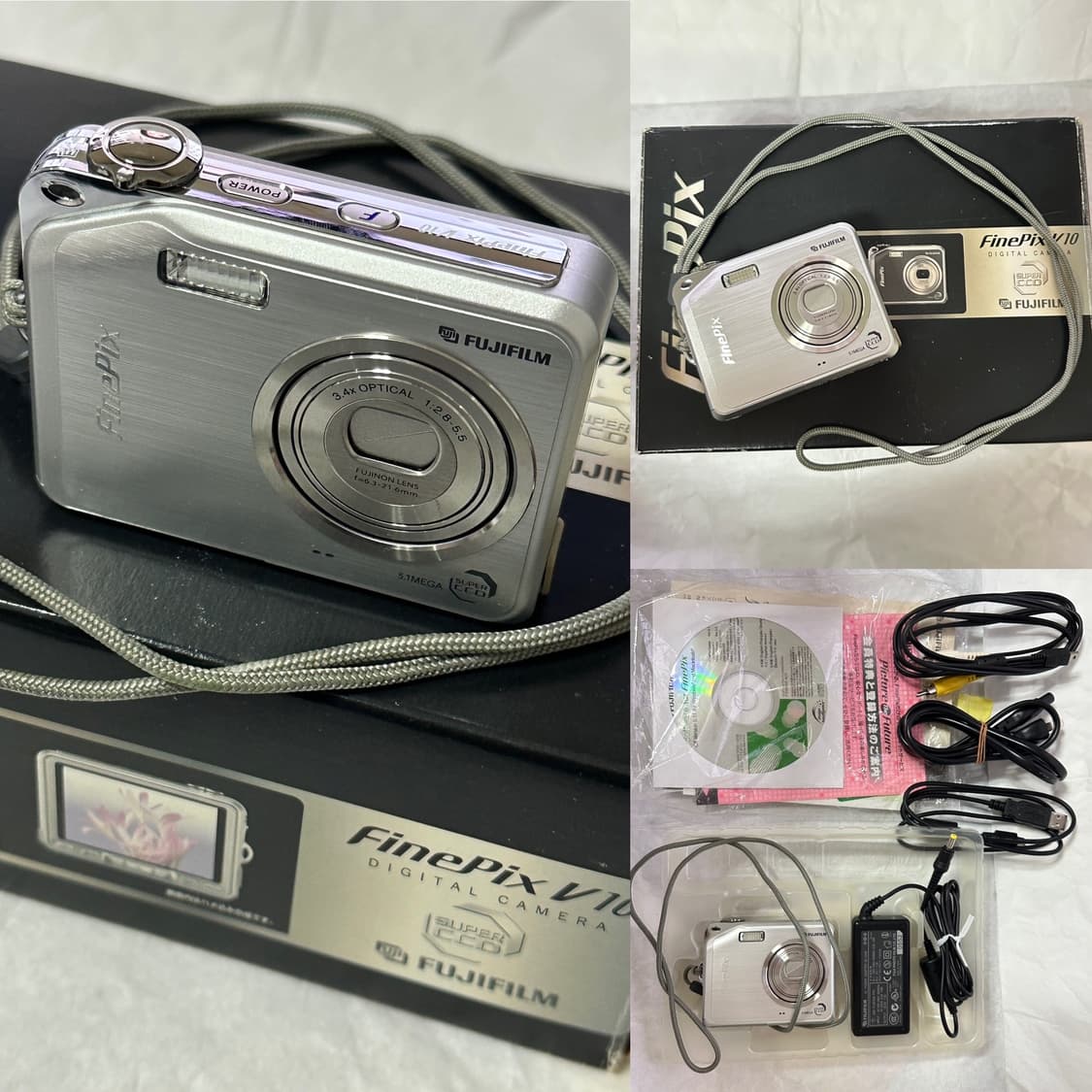 레어/민트급/풀박스 슈퍼CCD 📸 후지필름 FinePix V10 상품이미지3
