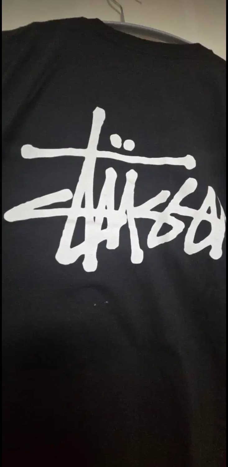 스투시 베이직 반팔 블랙,화이트 XL 상품이미지2