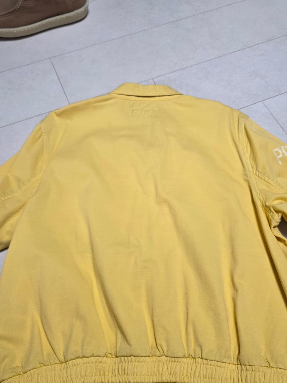 폴로 랄프로렌 옐로우 블루종 XL 실사 100L 베이포트 바라쿠다 바이스 상품이미지9