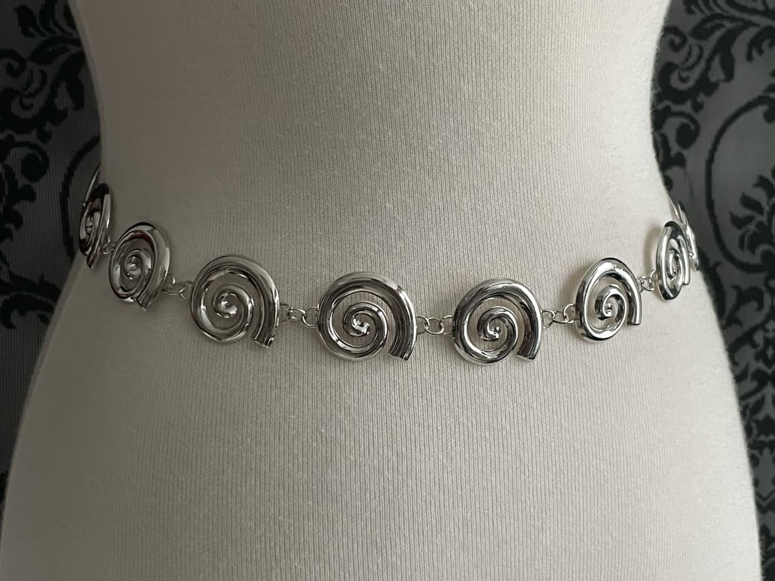 키치 골뱅이 레이어드 체인 벨트  상품이미지3