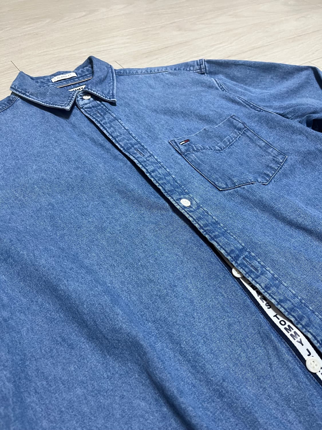 타미힐피거 데님 셔츠 청셔츠 상품이미지1