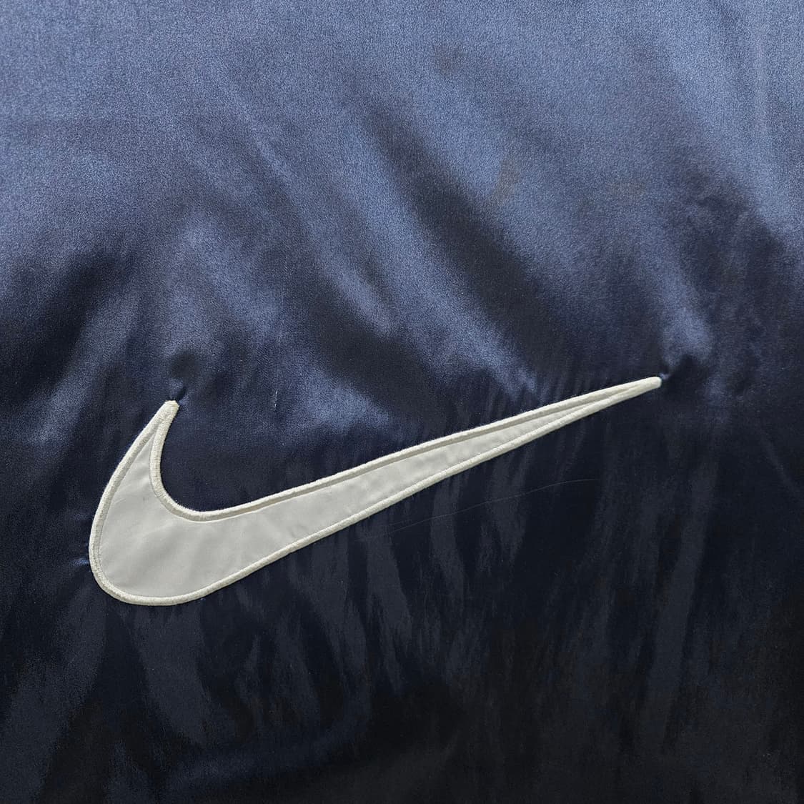 M 오버핏 나이키 빅스우시 올드스쿨 돕바 롱패딩 벤치코트 상품이미지4