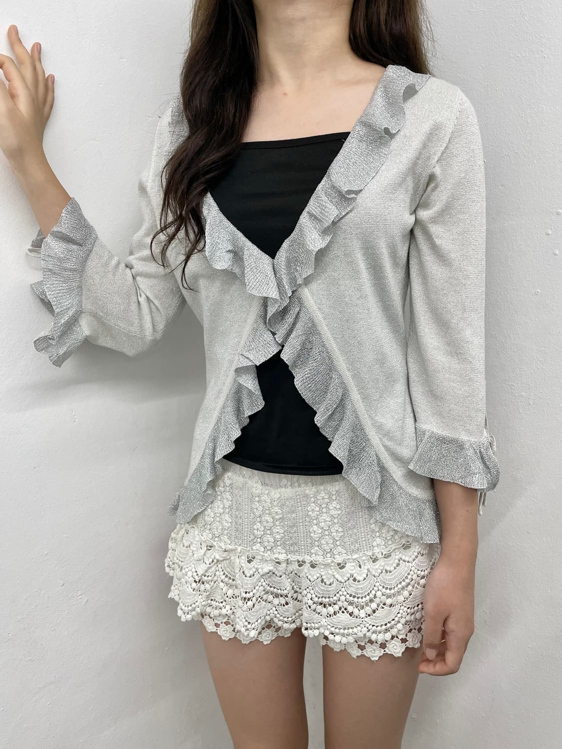 페어리 셔링 프릴 볼레로 상품이미지3