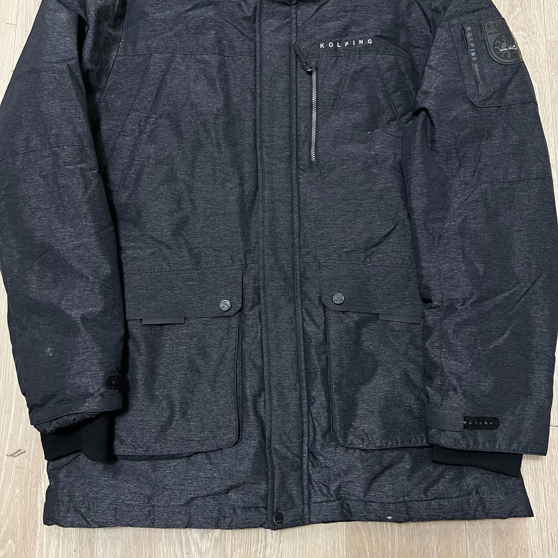 콜핑 남성 구스다운 후드 패딩 XL/105  상품이미지3