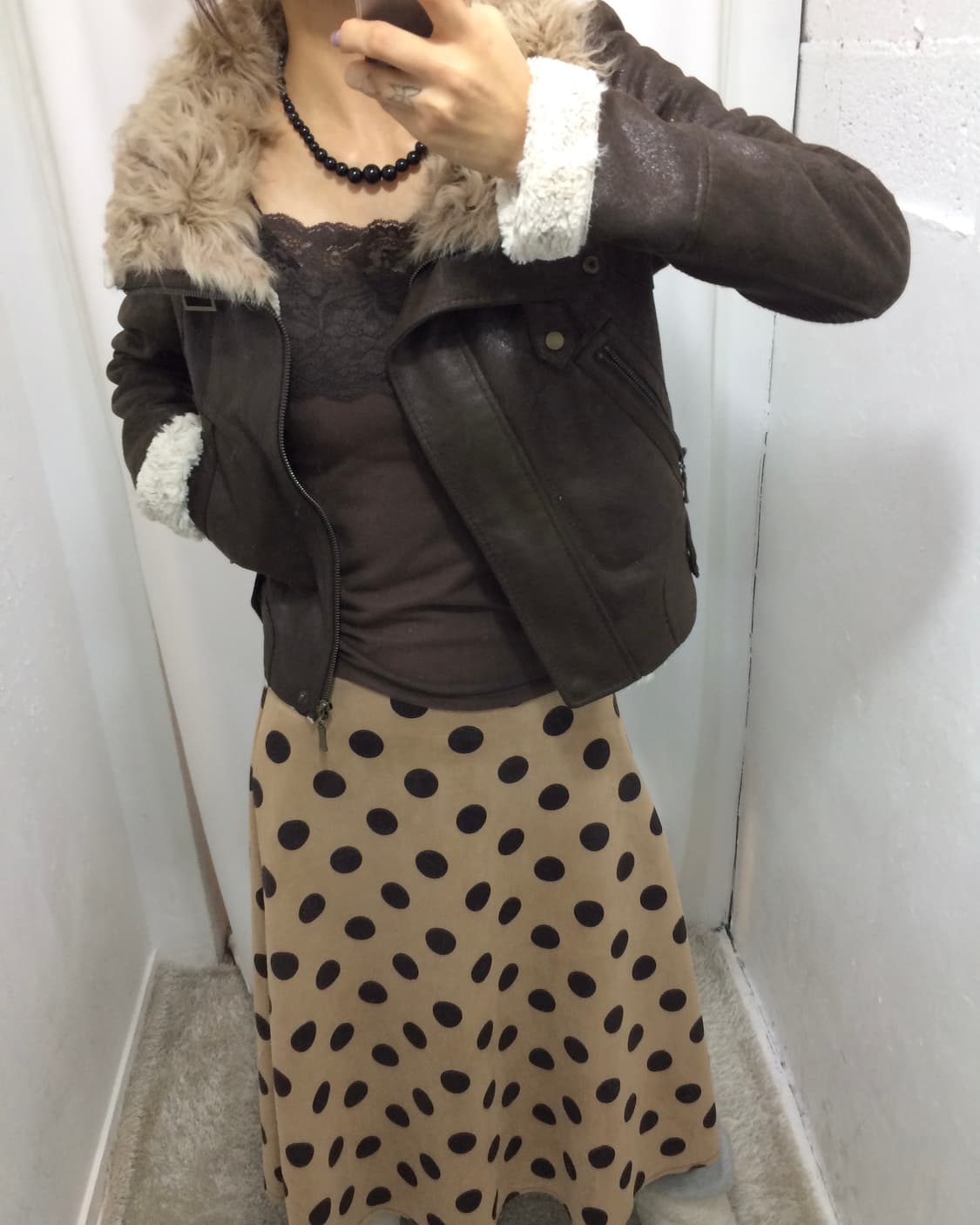 ➰브라운 도트 코디➰ 상품이미지3