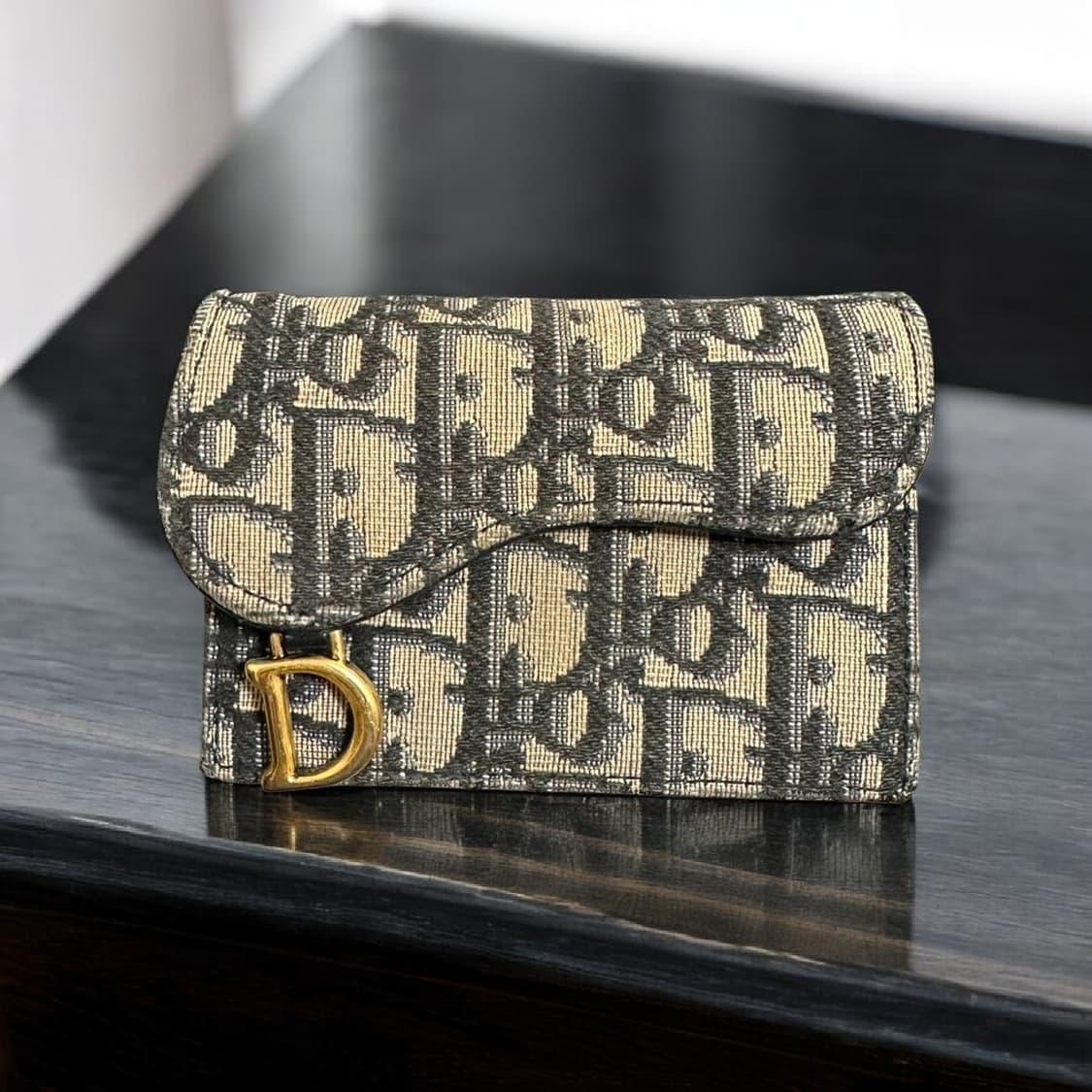 디올 정품 새들 오블리크 자카드 카드지갑 팝니다 상품이미지1