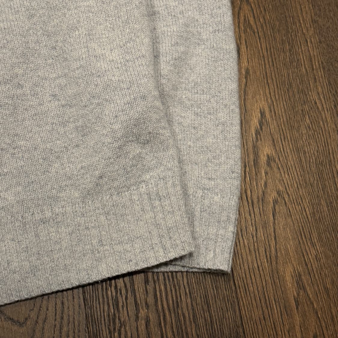 유니클로 울100% 니트 L 블루그레이 (W) 상품이미지3