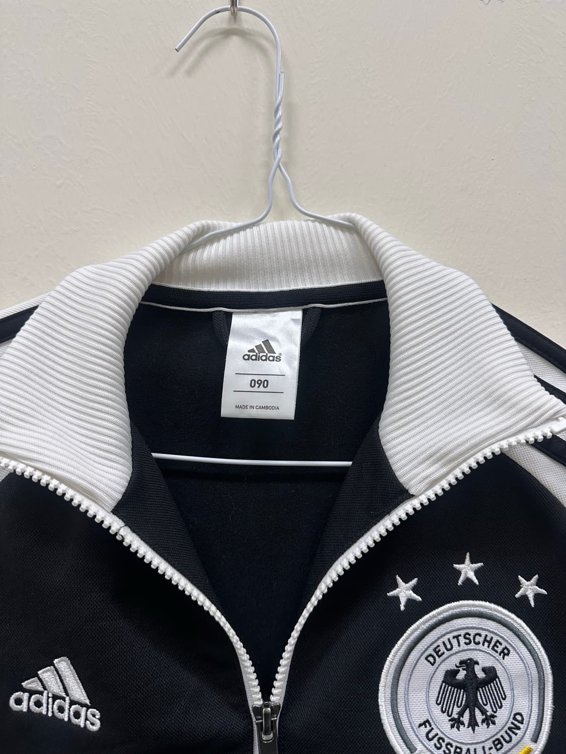 아디다스 독일 흰검 축구 트랙탑 져지 상품이미지2