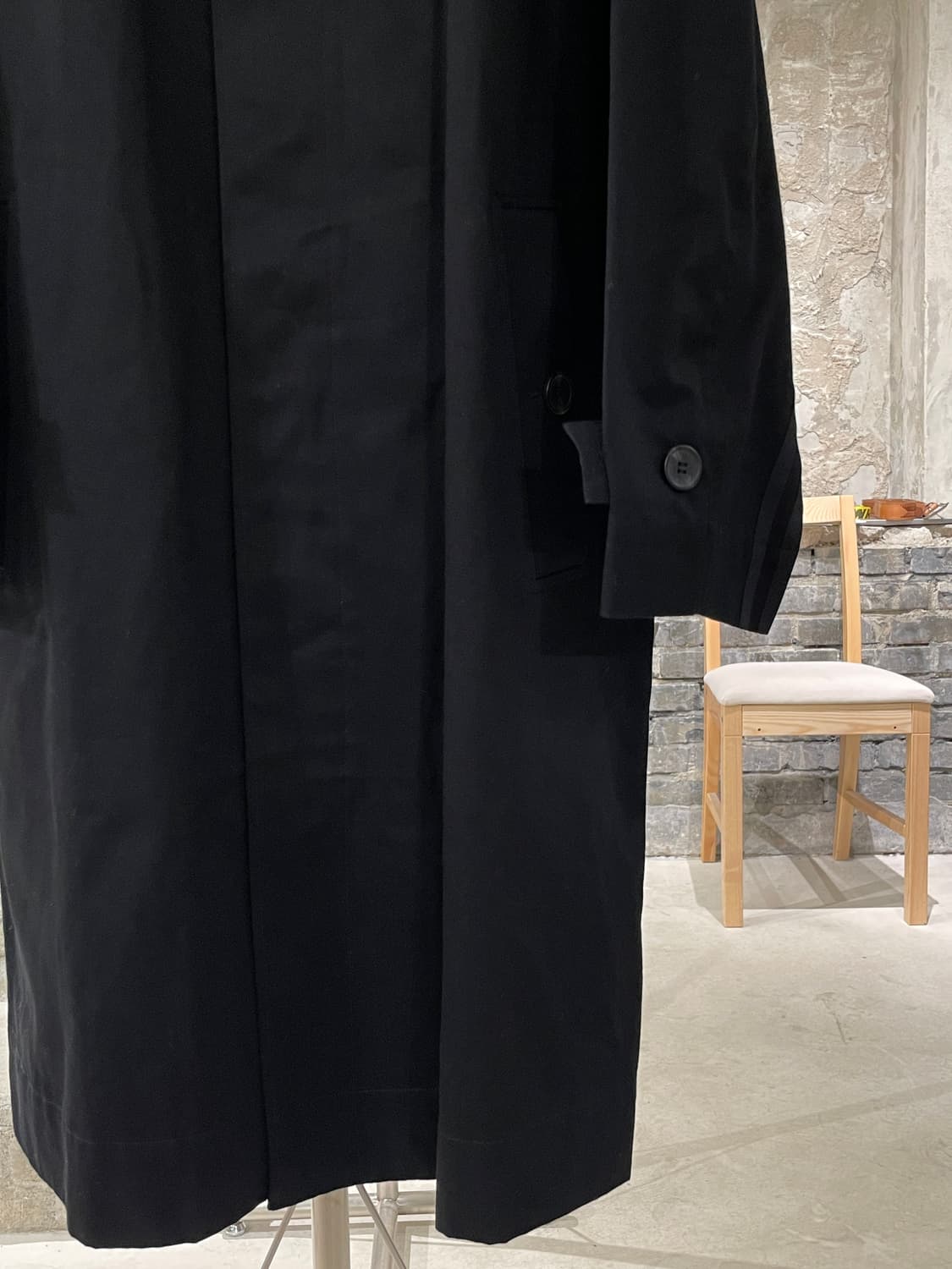 아디다스 블랙 파이어버드 ess mt 코트 상품이미지5