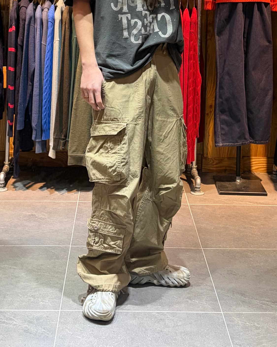 31in 파라수트 4포켓 베이지 카고팬츠 상품이미지1