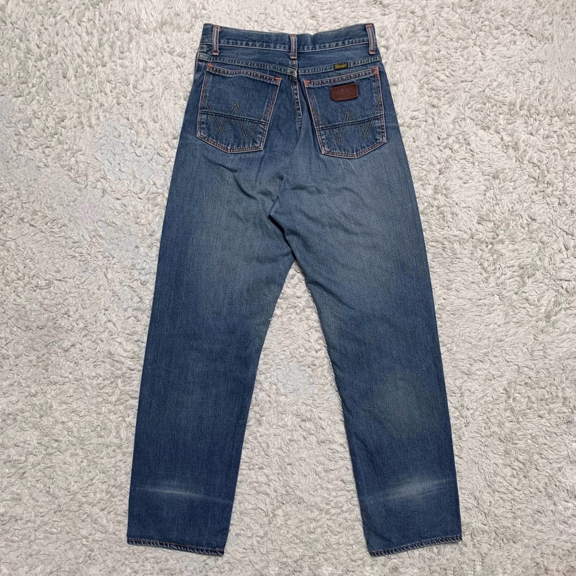 [28] 랭글러 와이드 스트레이트핏 셀비지 데님팬츠 상품이미지2