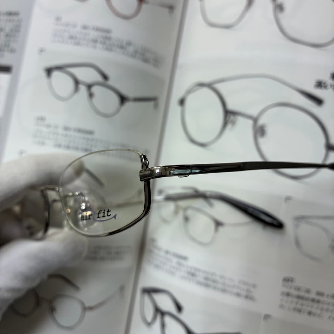 AIR FIT 에어핏 언더림 티타늄 일본 안경 상품이미지3