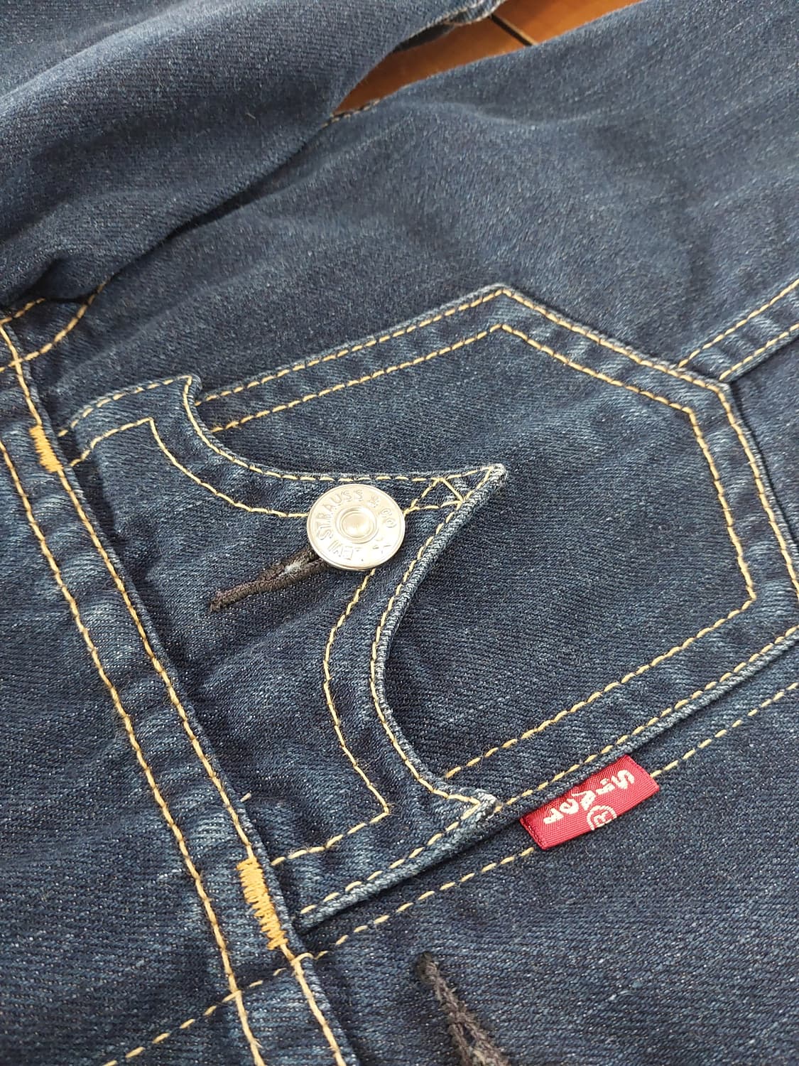 리바이스 타입1 아이코닉 데님자켓 팬츠 셋업 일괄판매 상품이미지4