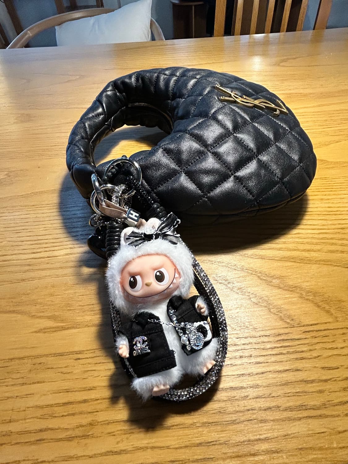 🐰미니라부부 내 마음속 비밀번호”H”커스텀키링 상품이미지4