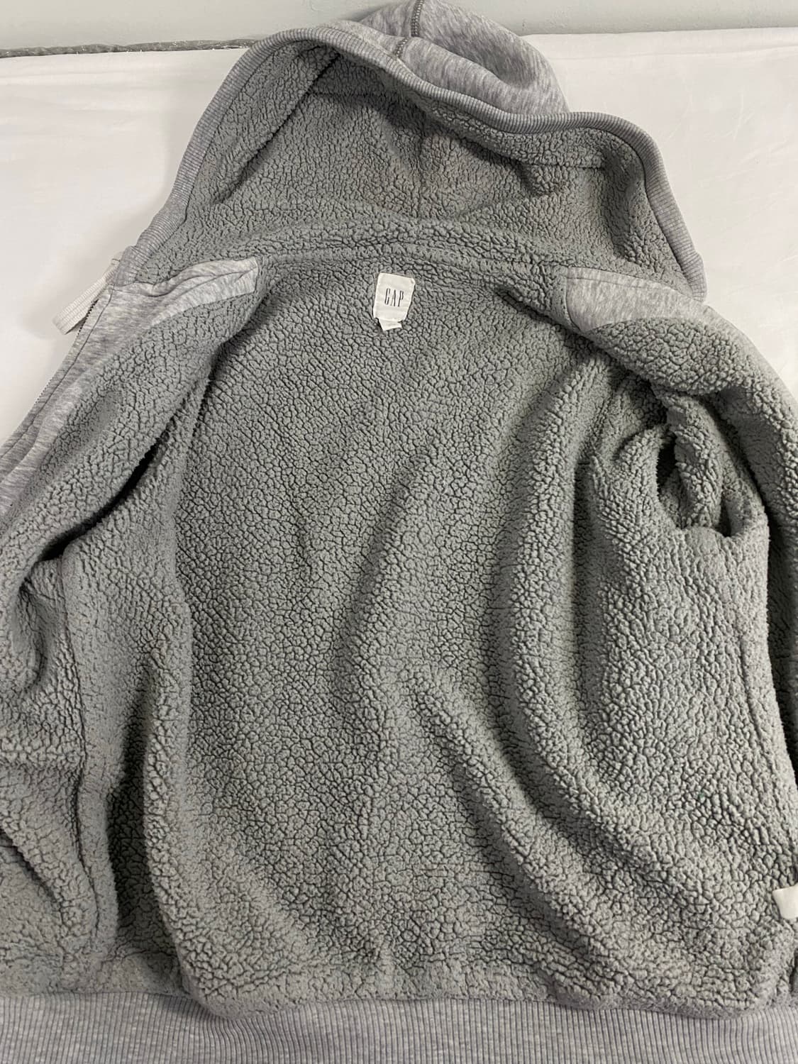 GAP 갭 양털 쉐르파 후드집업 XS 상품이미지5