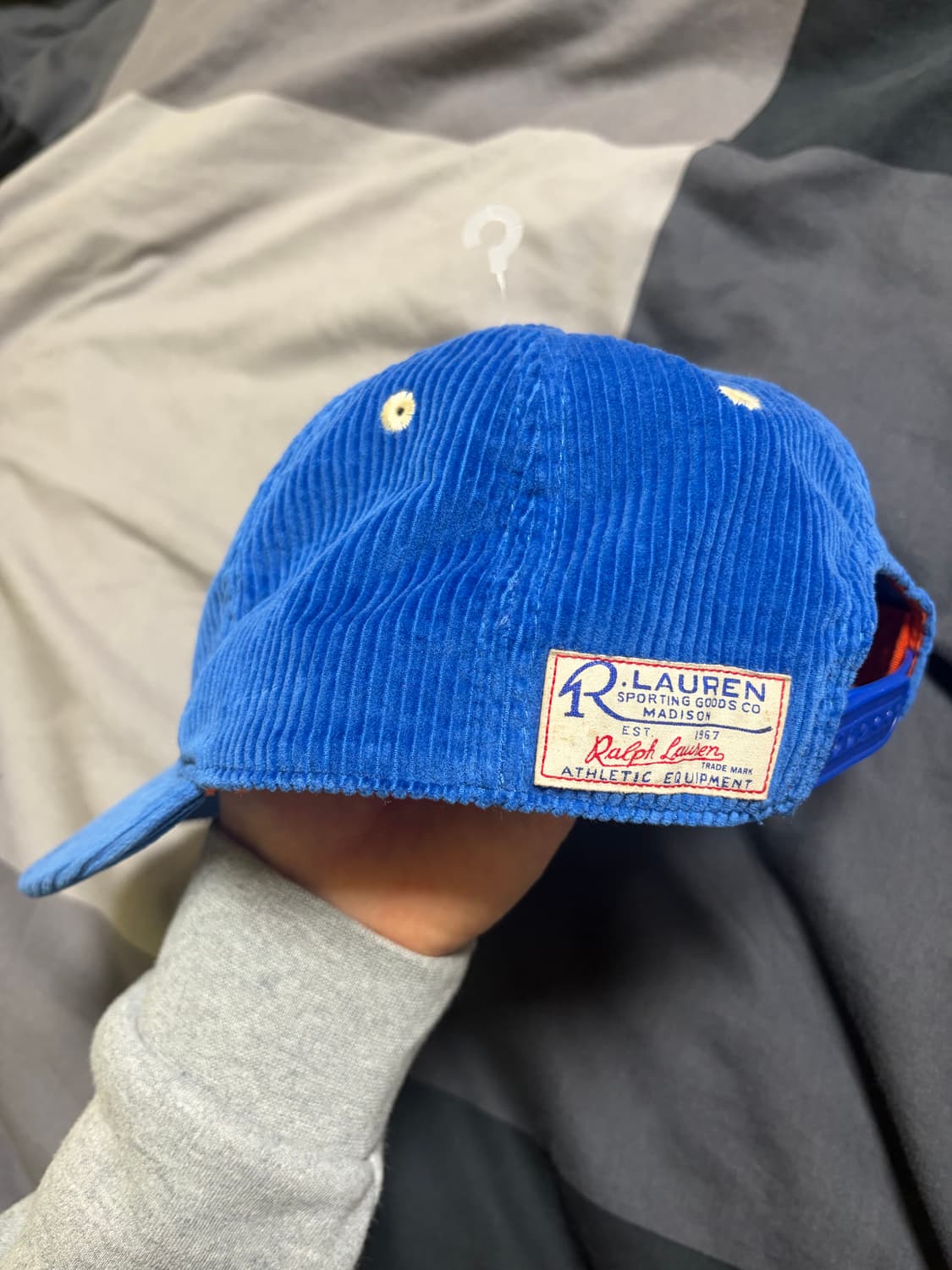 폴로 랄프로렌 셔닐 패치 코튜로이 캡 새제품 상품이미지5