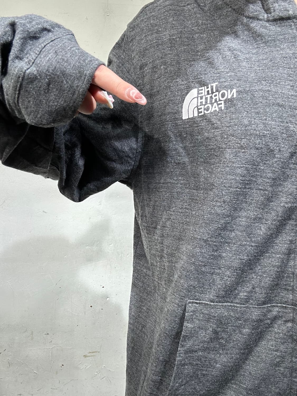 노스페이스 그레이 후드집업 져지 M 상품이미지4