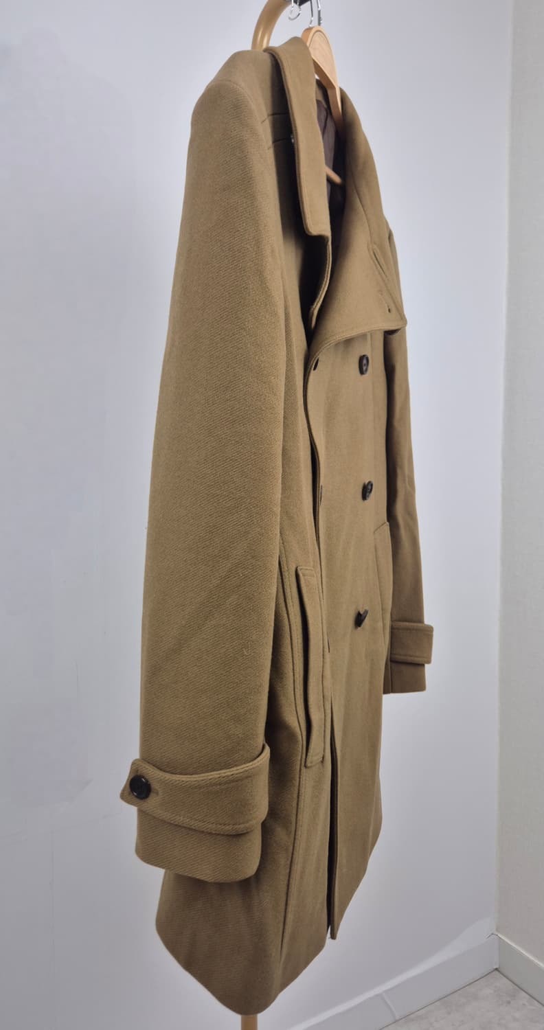 지오송지오 카멜 울 더블 하이넥 코트 상품이미지6