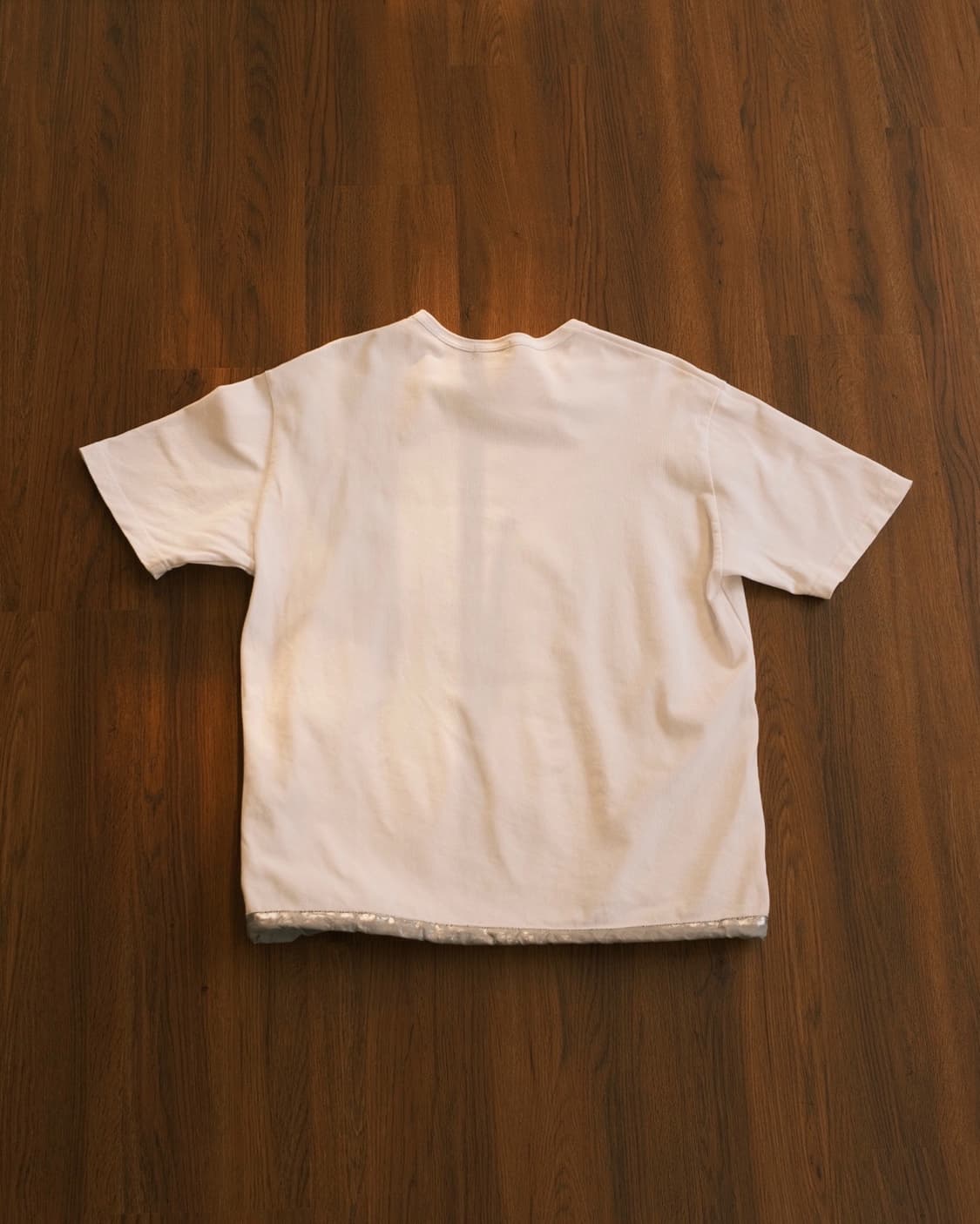 컬러 19ss 고밀도 하드 코튼 메탈릭 티셔츠 상품이미지3