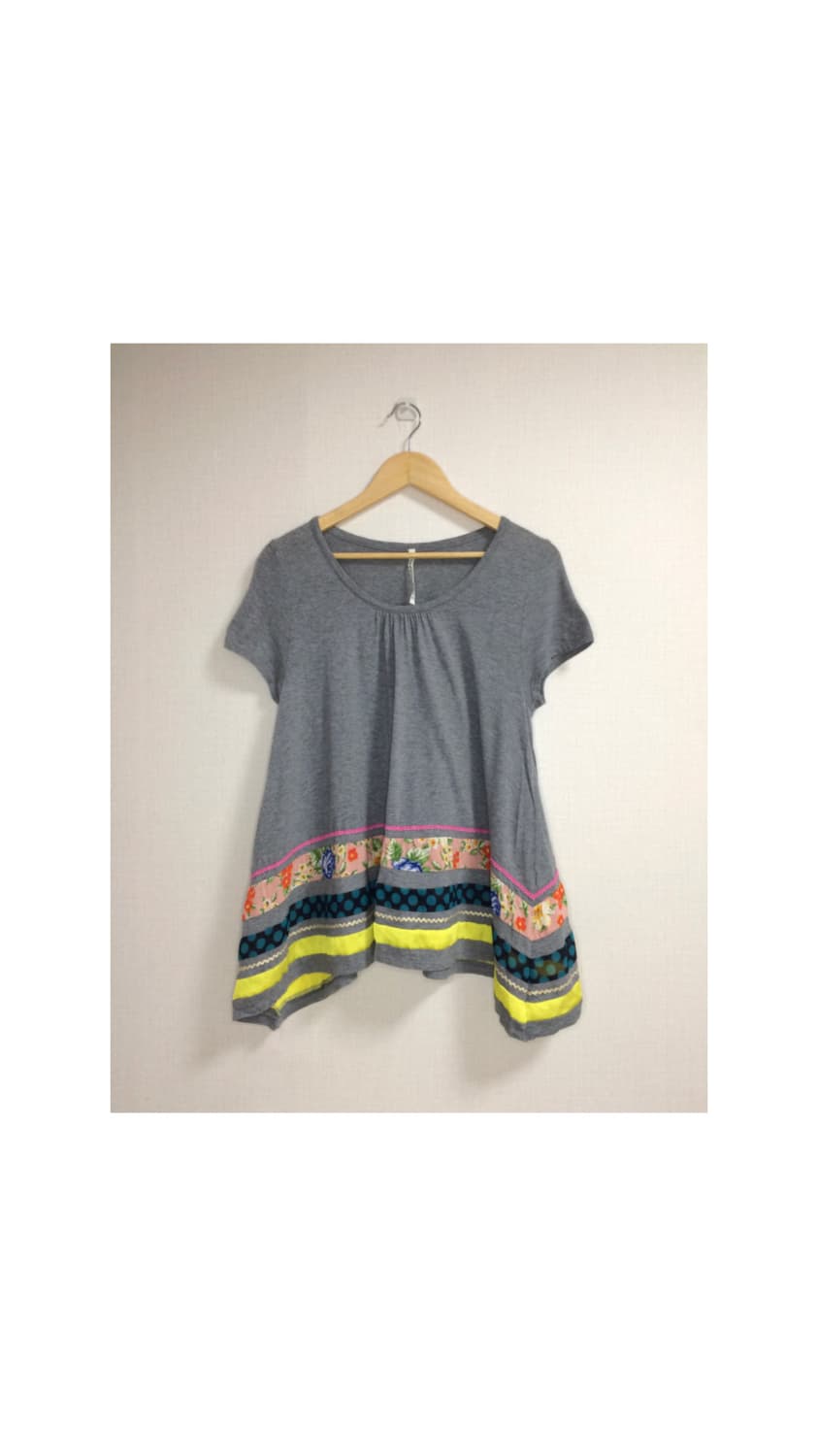 스나오 쿠와하라 에스닉 믹스 패치 반팔  상품이미지1