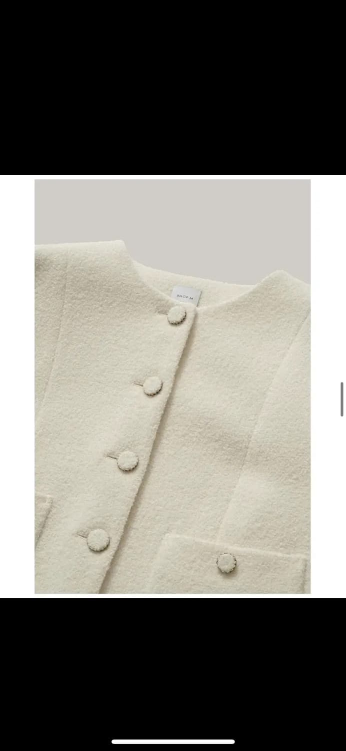 샵엠 두오모자켓(duomo jacket) 아이보리 36 상품이미지2