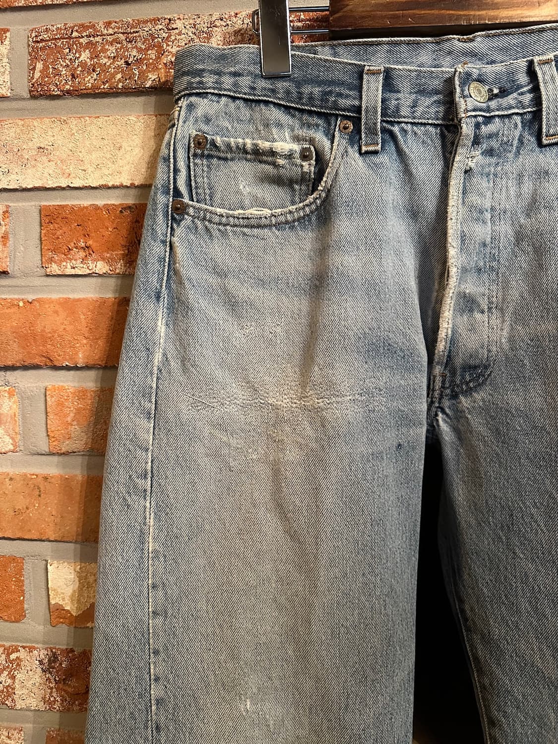 90s USA 빈티지 리바이스 501 데님 팬츠 상품이미지4