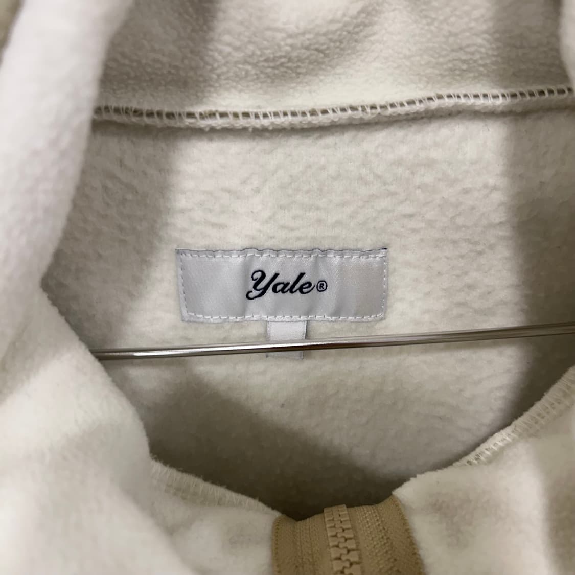 예일 나일론 배색 하이넥 플리스 자켓 상품이미지3