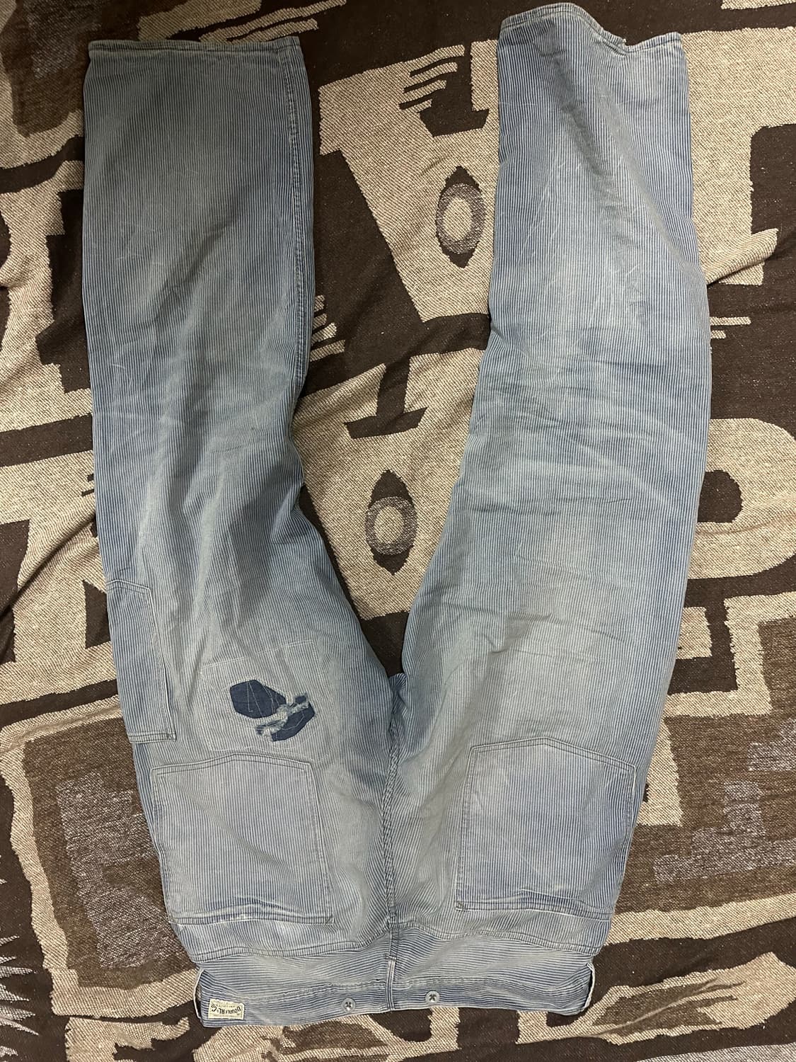 Rrl 빈티지 파이브 포켓 리페어 인디고 팬츠 34 상품이미지2