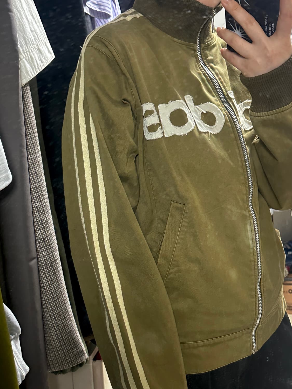 아디다스 대장급 카키 자켓져지 (희귀) 상품이미지1