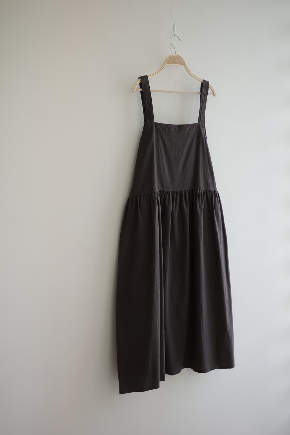 Lutique 차콜 멜방 코튼  롱 원피스 상품이미지1