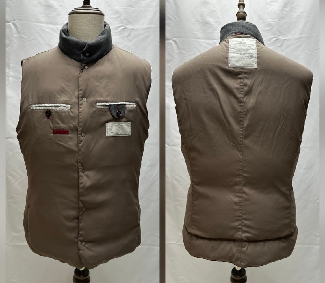 브루넬로쿠치넬리 울 구스다운 베스트 L(105) 판매 상품이미지8