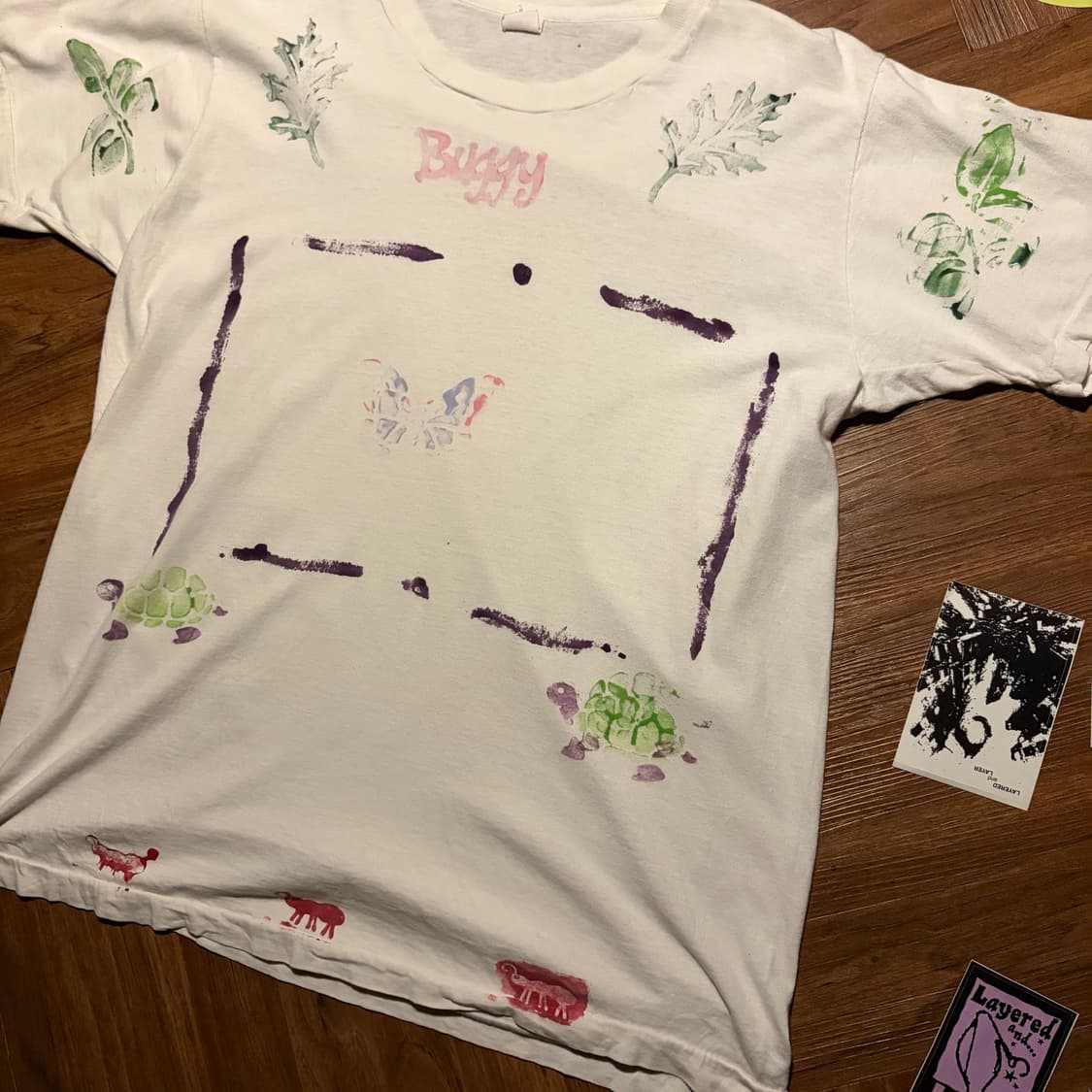 80s Fruit of the loom Buggy 싱글스티치 티셔츠 상품이미지2