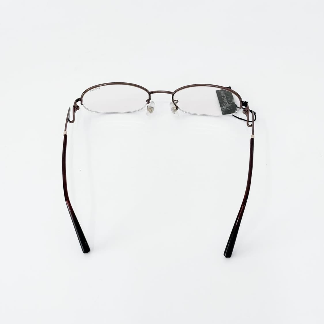 EXFEEL 브라운 반무테 데드스탁 빈티지안경 상품이미지4