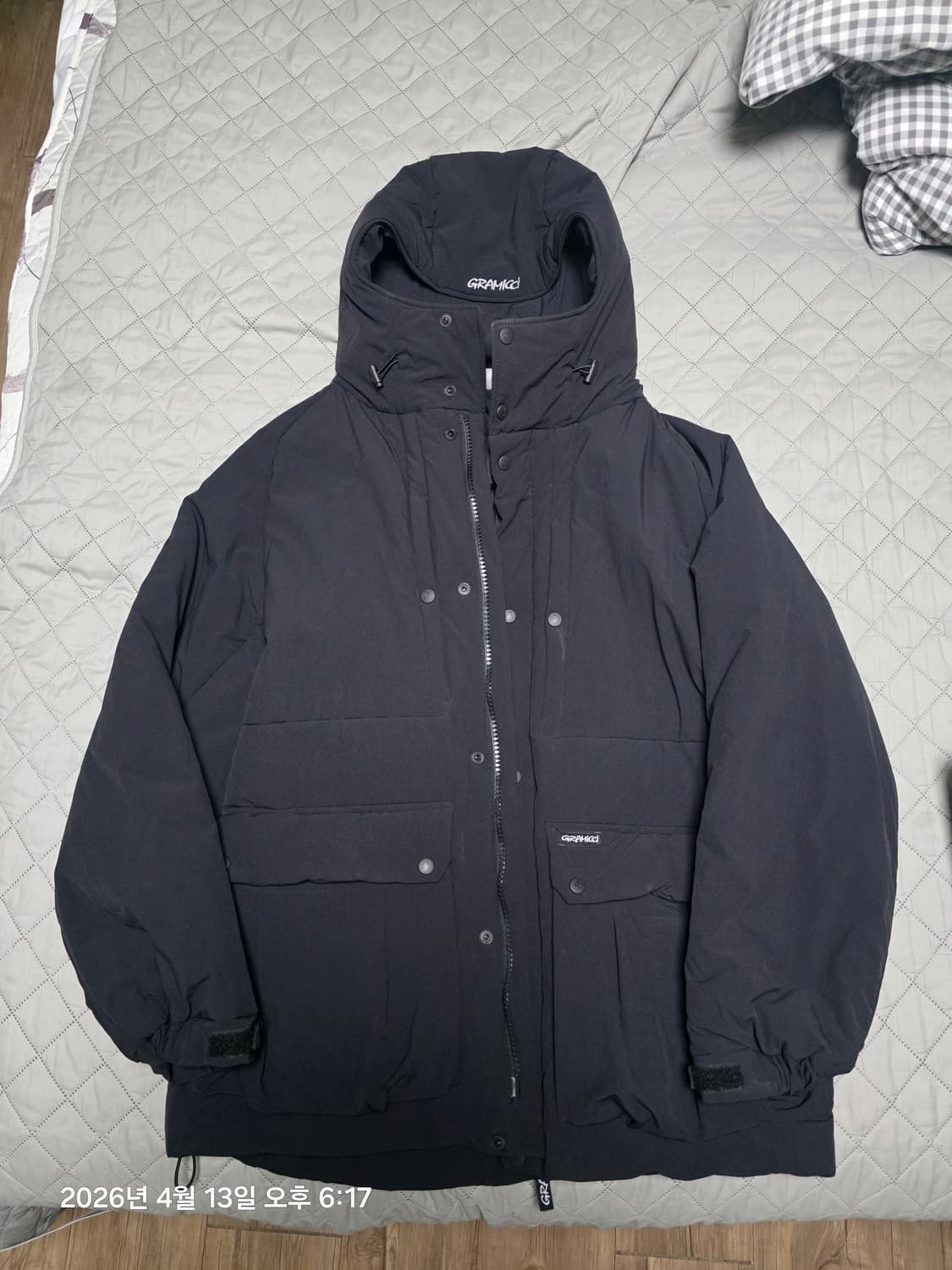 [L] 그라미치 패디드 마운틴 파카 블랙 상품이미지1