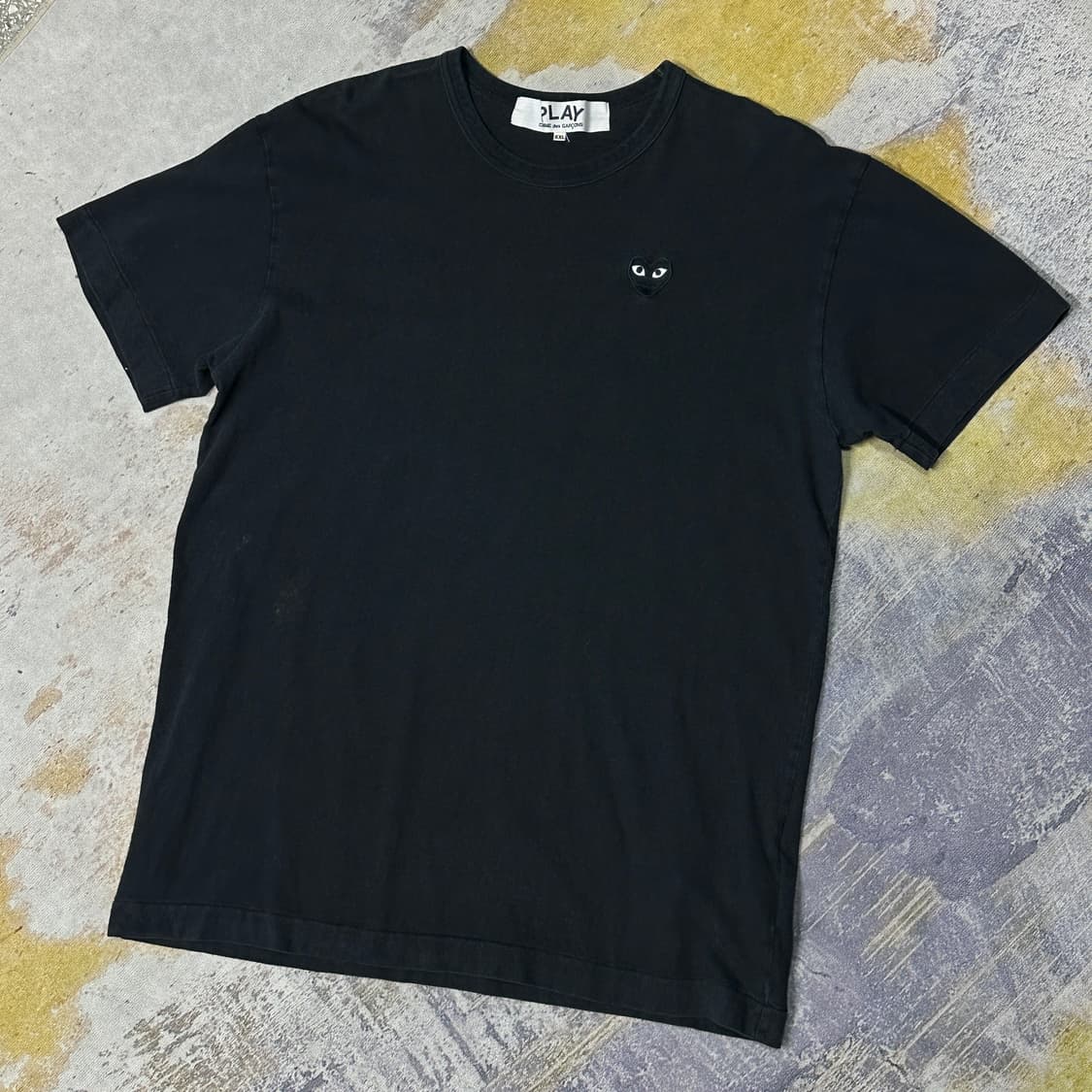 꼼데가르송 블랙와펜 정품 반팔 XXL 상품이미지1