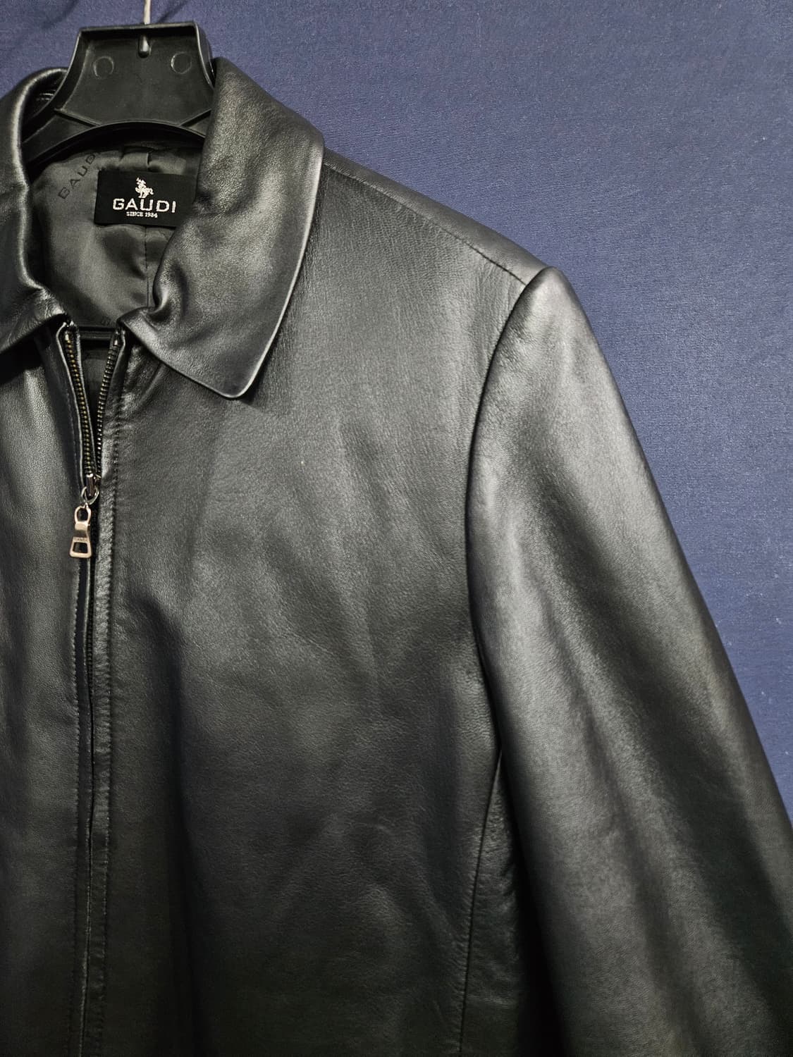가우디 블랙 남성 100 양가죽 자켓  상품이미지4