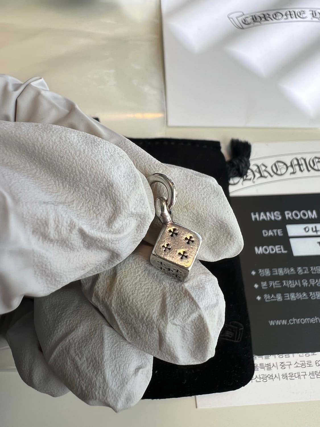 크롬하츠 다이스 참 펜던트 상품이미지3