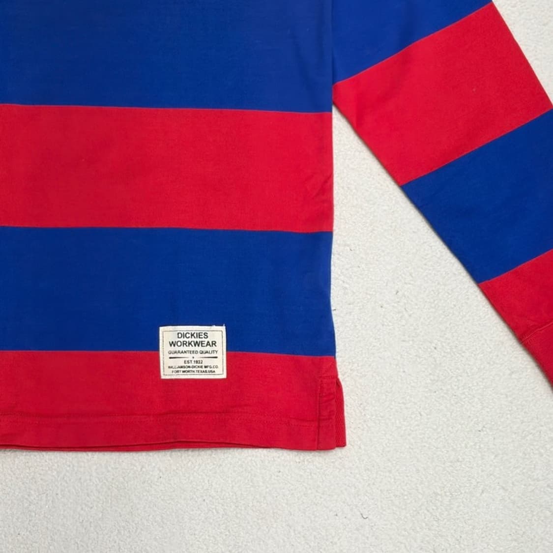 (새상품) DICKIES 투톤 럭비 PK 셔츠 M 상품이미지2