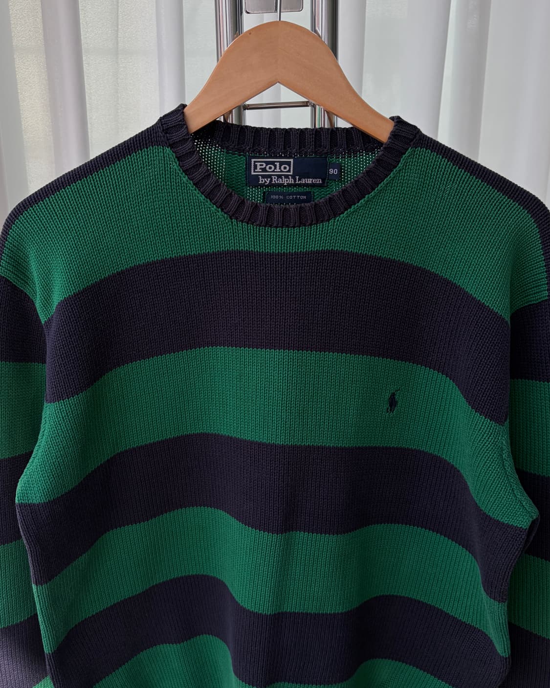 [M]폴로 랄프로렌 스트라이프 코튼 니트 상품이미지5