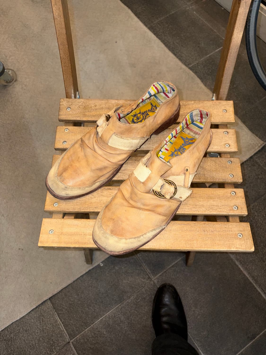 Whoop`EE’ casual shirring buckle loafers 상품이미지5