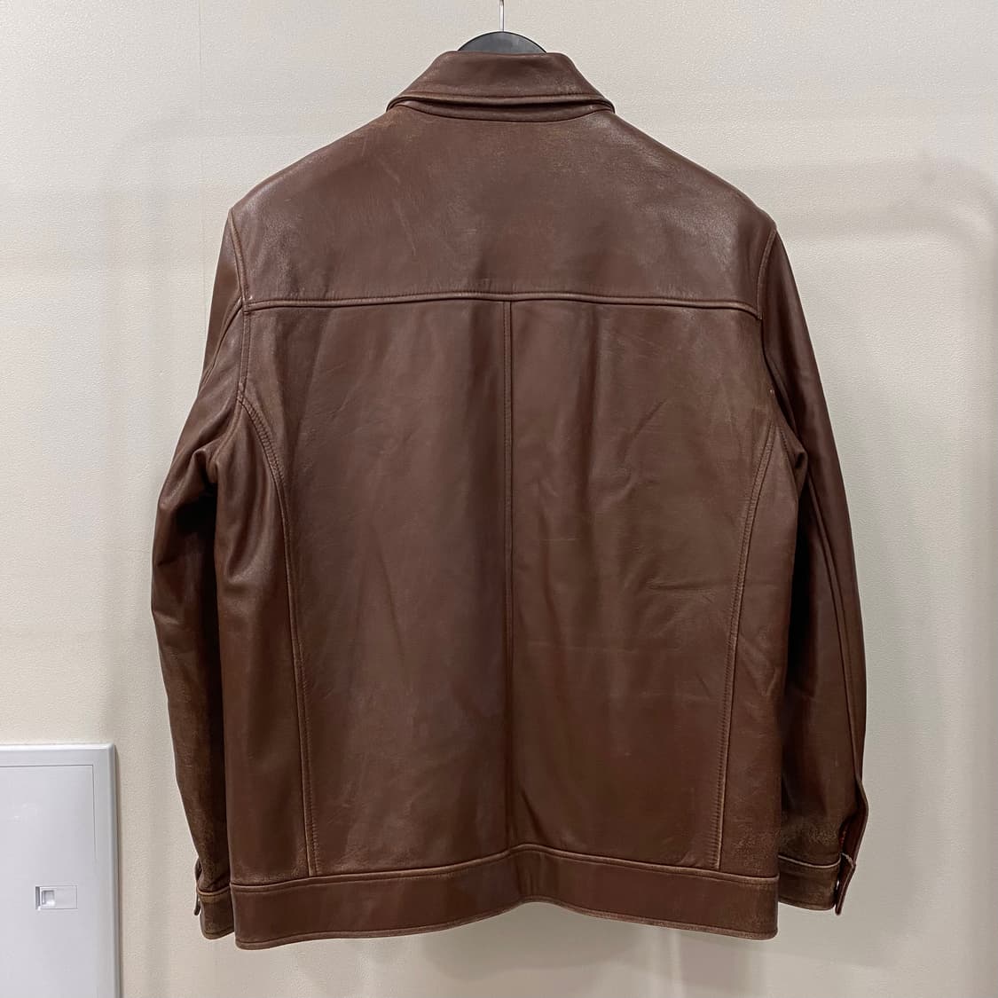 쉐비뇽 90s 양가죽 집업 자켓 상품이미지2