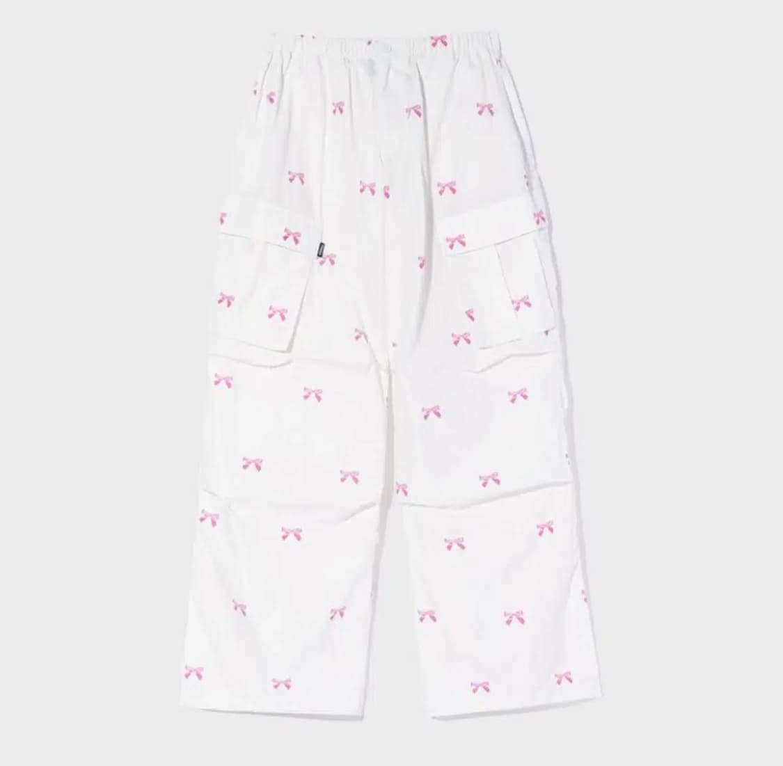 반택포) 유희 리본 카고팬츠 youhee cargo pants white 상품이미지1