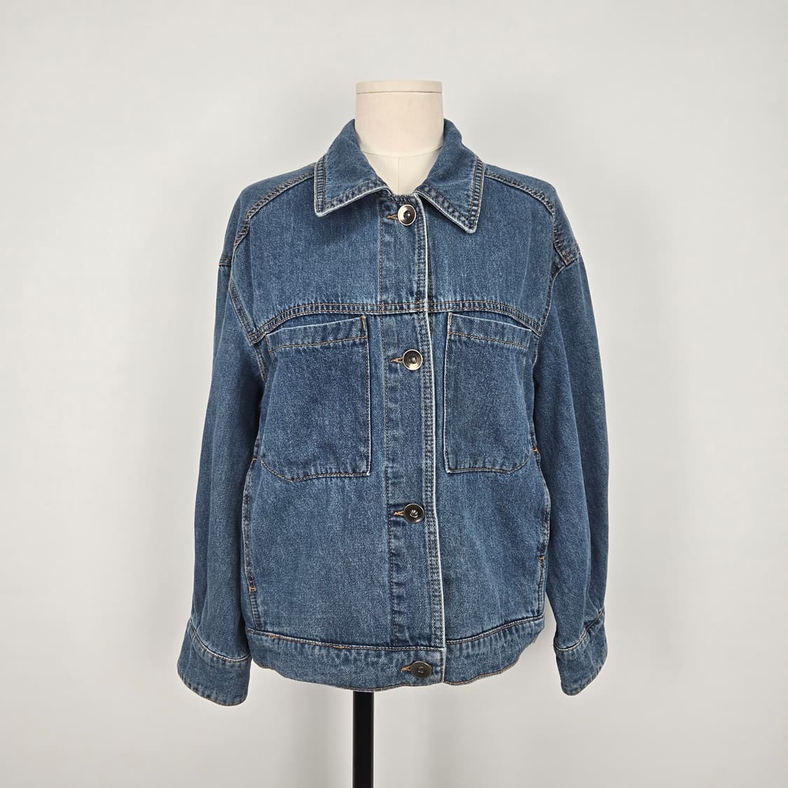 0181 엣지 AtG 청 데님 자켓 블루 아우터66 상품이미지1