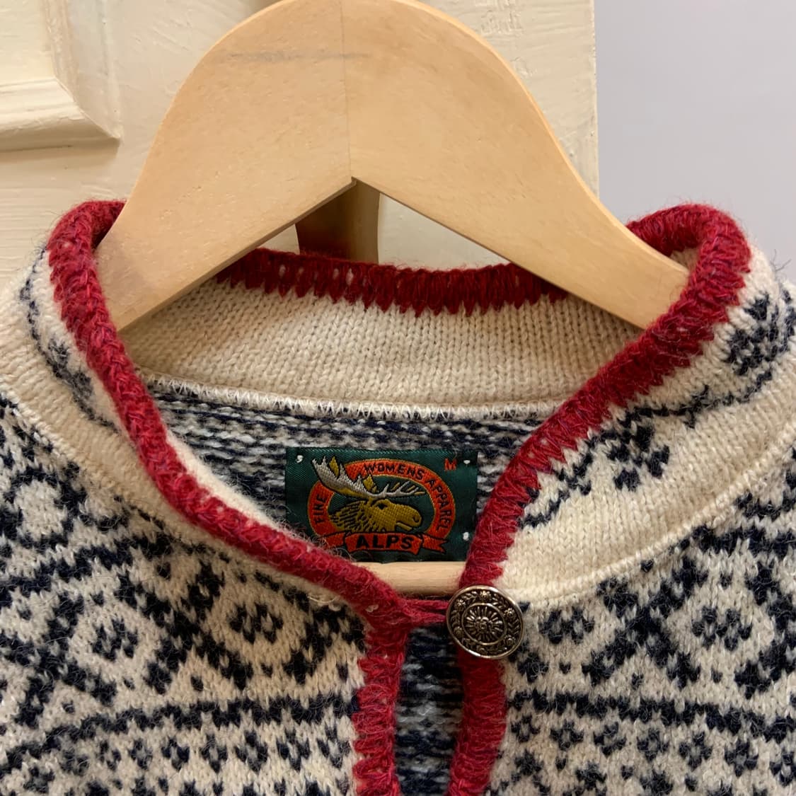 여성 빈티지 노르딕 니트 상품이미지3