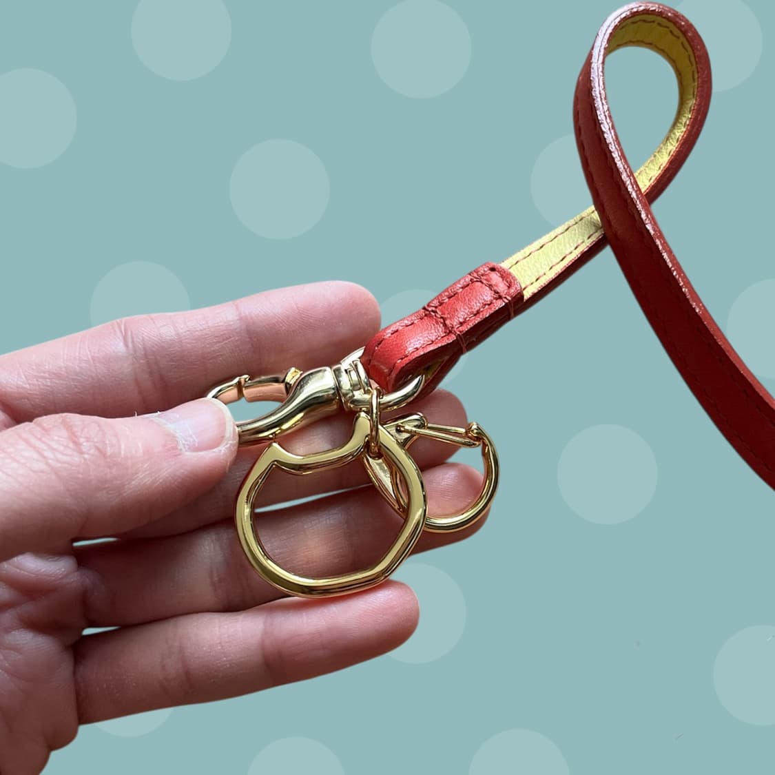 츠모리 치사토 땡땡이 고양이 카드지갑 상품이미지6