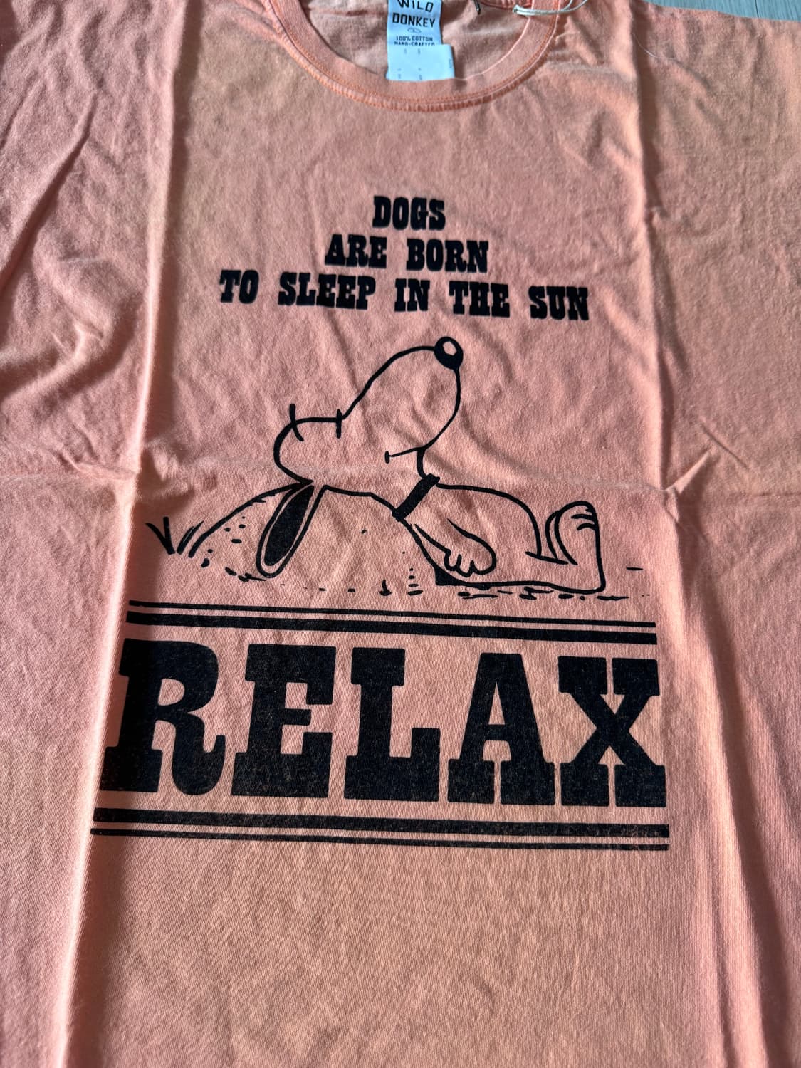 와일드 동키 스누피  릴렉스 티셔츠 L,XL 새상품 상품이미지3
