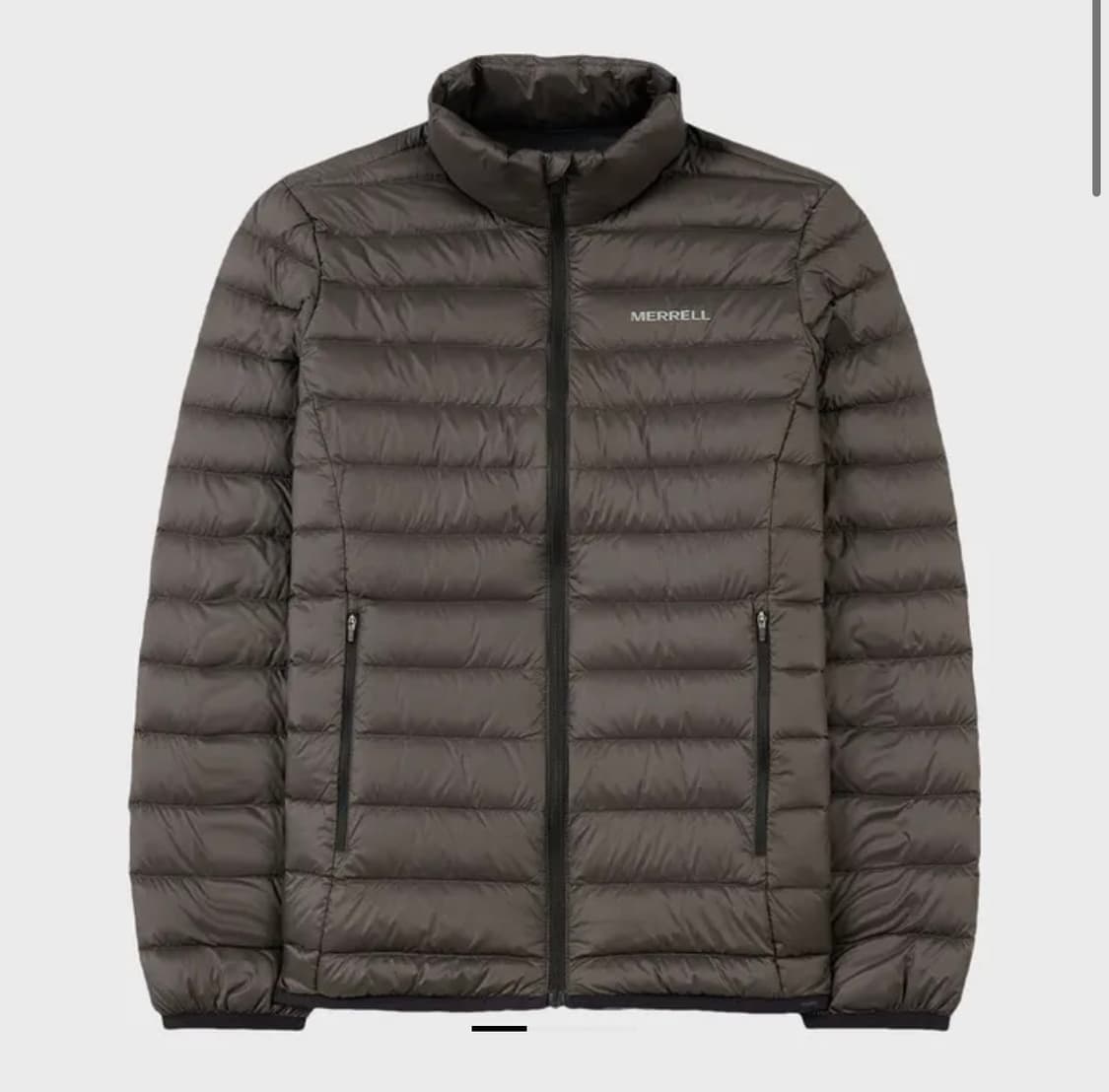 머렐 퀼팅형 하이넥 기본 경량 다운 자켓 상품이미지1