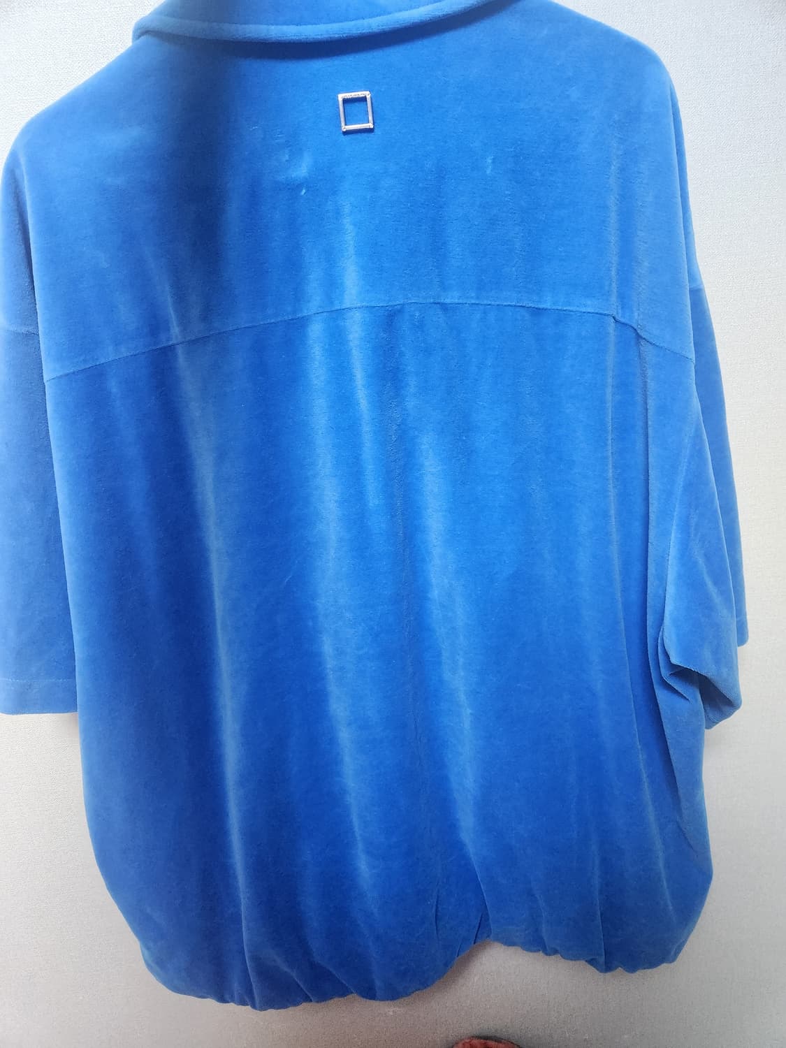 우영미 테리 자수반팔 블루 48 상품이미지2