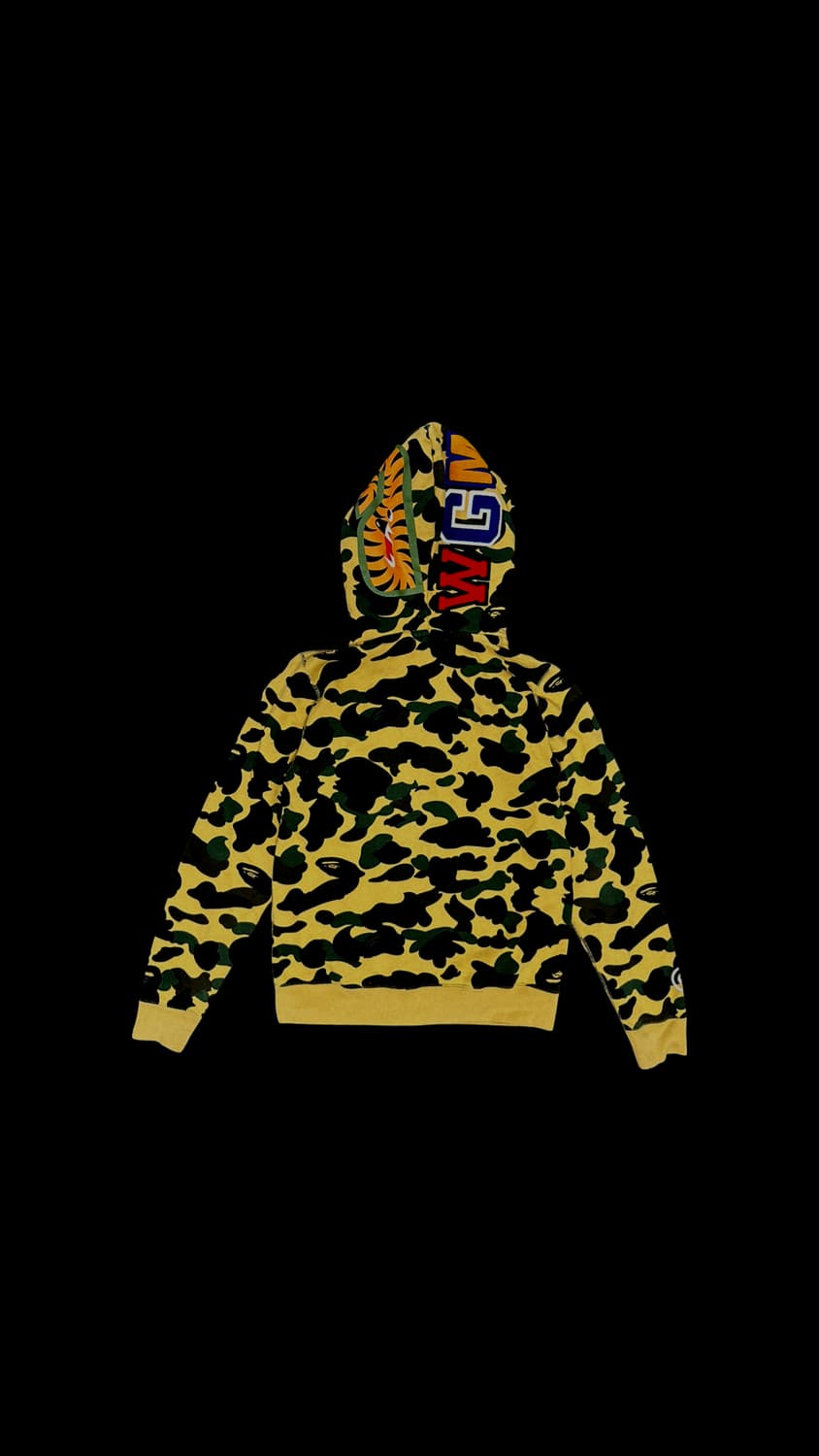 베이프 황계 더블 샤크 후드 집업 상품이미지2