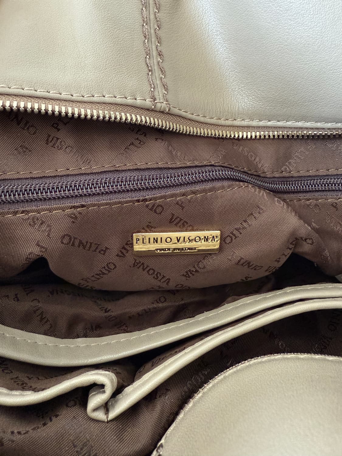 PLINIO VISONA 레더 크로스 토트백(ITALY) 상품이미지10